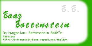 boaz bottenstein business card